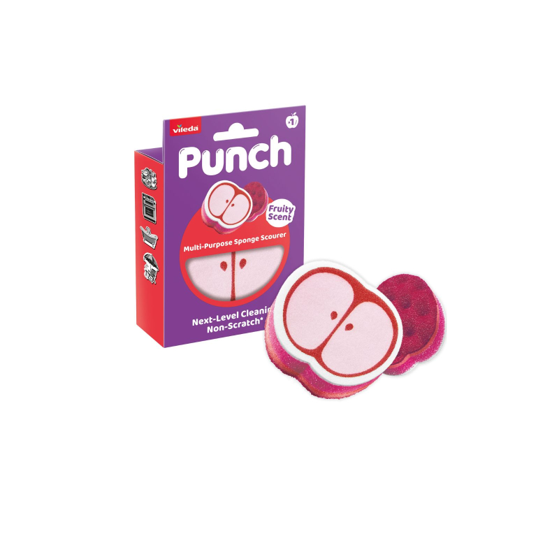 Zmywak Punch Jabłko Vileda 1szt 182810